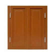 Wall Mount Partition Single Door, Fence Door For Stairs, Passageway Dividing Door ,For Cafés, Bars,Clubs, Living Rooms, Balconies, Terraces - Brown - View 3