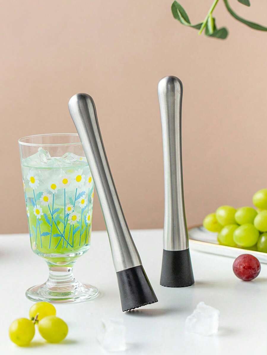 1件 8英吋專業調酒壓汁棒,Mojito冰碎器、手動檸檬榨汁器與水果壓碎器,多功能吧台工具,適用於薄荷朱利普、賓奇調酒,居家廚房小工具 - 查看 1