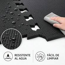 JOWY Fitness Floor Mat - Black - View 8