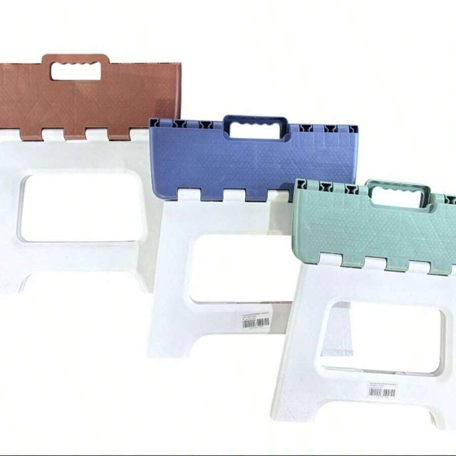 Banco Plegable Multiusos de 22 cm de Altura para Uso Versátil y Cómodo en Hogar y Oficina - Multicolor - Ver 1
