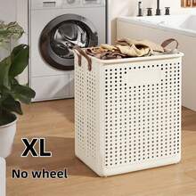Foldable Laundry Basket - Solid Color Design, Multifunctional Portable Laundry Basket, Suitable For Bathroom And Balcony Storage, Laundry Bags, Laundry Room Accessories, Clothes Storage Cart - Multicolor - View 18