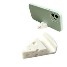 Butter Cheese Phone Stand, Key Chain Pendant, Desktop Decor, Lightweight Portable Phone Holder (Multiple Colors Available) - Cheese - View 8