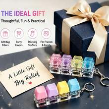 4-In-1 Press & & Learn Keyboard Fidget Toy, 4 Clicker Buttons With Realistic Sounds, Perfect For Car Travel, Classroom - Multicolor - View 7