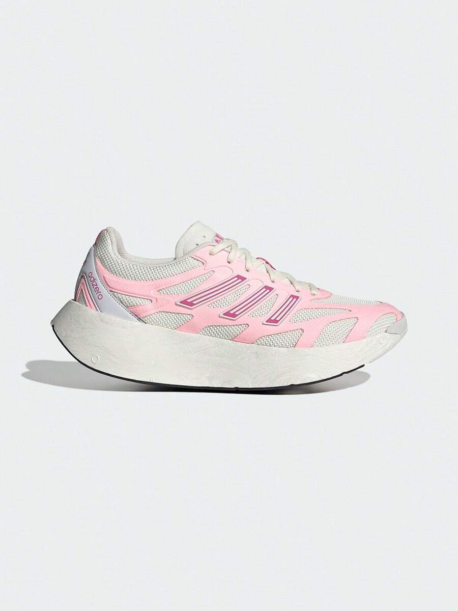 Adidas Spring/Summer Mesh Lightweight Comfortable Unisex Couple Thick Sole Running Sports Casual Shoes JQ2732 - Gloss Powder/Blending Powder/Brightening - View 1