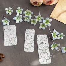 DIY Multi-Petal Small Flower Carbon Steel Mold, Suitable For Handmade Paper Embossing And Etching Cutting - A - View 7