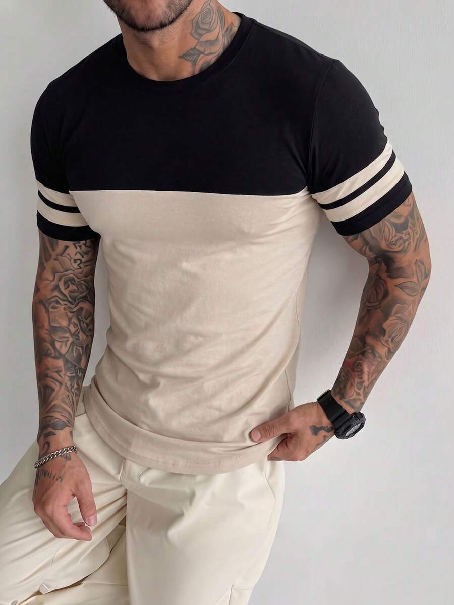 ZYNTH BALENO Kaos Lengan Pendek Pria Model Musim Panas, Cocok untuk Olahraga di Gym, Bersepeda, dan Lari