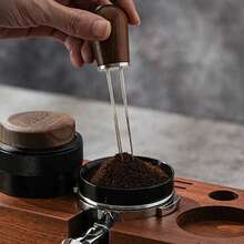 1PC Magnetic Dosing Ring 51mm 58mm Universal Espresso Portafilter Dosing Funnel Strong Magnetic Adsorption Anti-Spill Powder Ring Home Bar Coffee Distribution Accessory - Multicolor - View 7