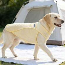 Ropa para mascotas, chaleco de malla ligera y fresca transpirable para verano, para Border Collie/Golden Retriever perro mediano a grande - Amarillo - Ver 3