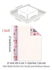 1 Roll Of Christmas Gift Wrapping Paper Featuring Cartoon Christmas Cats And Christmas Tree Patterns;Perfect For Christmas Gift Wrapping,Holiday Party Decor,Home Festive Decoration,DIY Craft,Festive Favour Wrapping Dimensions: 43 Cm X 300 Cm. - A - View 9