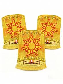 1pc/2pcs/3pcs/4pcs Lost Princess Lantern Patch Magical Fantasy Musical Embroidered Iron-On - Multicolor - View 14