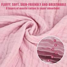N Bath Towels Set Ultra Soft And Absorbent Towels Infant Toddler Blanket Towel Natural Cotton Towel Suitable Girl Boy 1-3pcs XDS3 - Random Color 1pcs - View 1