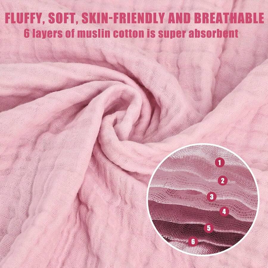 N Bath Towels Set Ultra Soft And Absorbent Towels Infant Toddler Blanket Towel Natural Cotton Towel Suitable Girl Boy 1-3pcs XDS3 - Random Color 1pcs - View 1