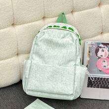 LECEY Fashion Casual Large Capacity Backpack - Green - View 5