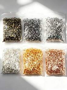 100pcs Zinc Alloy Lobster Clasp For DIY Jewelry Clasp, Keychain, Closed Loop, Jump Ring, Bead End Connector, Pendant Clip, Key Jewelry, Charm, Bag, Necklace Connector, Jewelry Accessories Handmade Craft Materials - 100 Pieces/pack Lobster Buckle - View 1