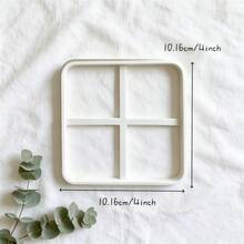 Geometric & Heart Cloud Polymer Clay Molds, Large Soft Clay Molds, Suitable For DIY Jewelry Trays, Accessory Dishes And Home Decor - Geometry - View 9