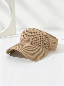 1pc Unisex Adjustable Sun Hat, Casual Multi-Functional Breathable UV Protection Cap, Suitable For Daily Wear, Fashionable And Versatile - A - View 8