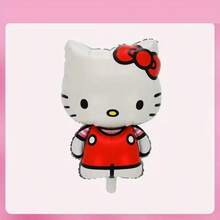 SANRIO 1/3 piezas Globos de papel de aluminio con forma de gato rojo de dibujos animados, globos de decoración para el Día de San Valentín, boda, cumpleaños, regalo, fiesta y reunión - Ver 7