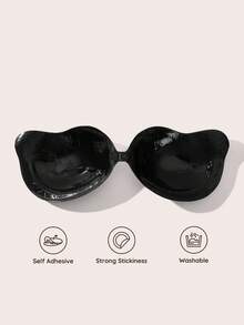 Lignisse Bra Perekat Tak Terlihat, Bra Perekat yang Dapat Digunakan Kembali untuk Wanita, Bra Push Up Tanpa Tali dan Tanpa Punggung, Bra Perekat Silikon Tak Terlihat untuk Gaun V Dalam, Pernikahan - MultiWarna - View 4