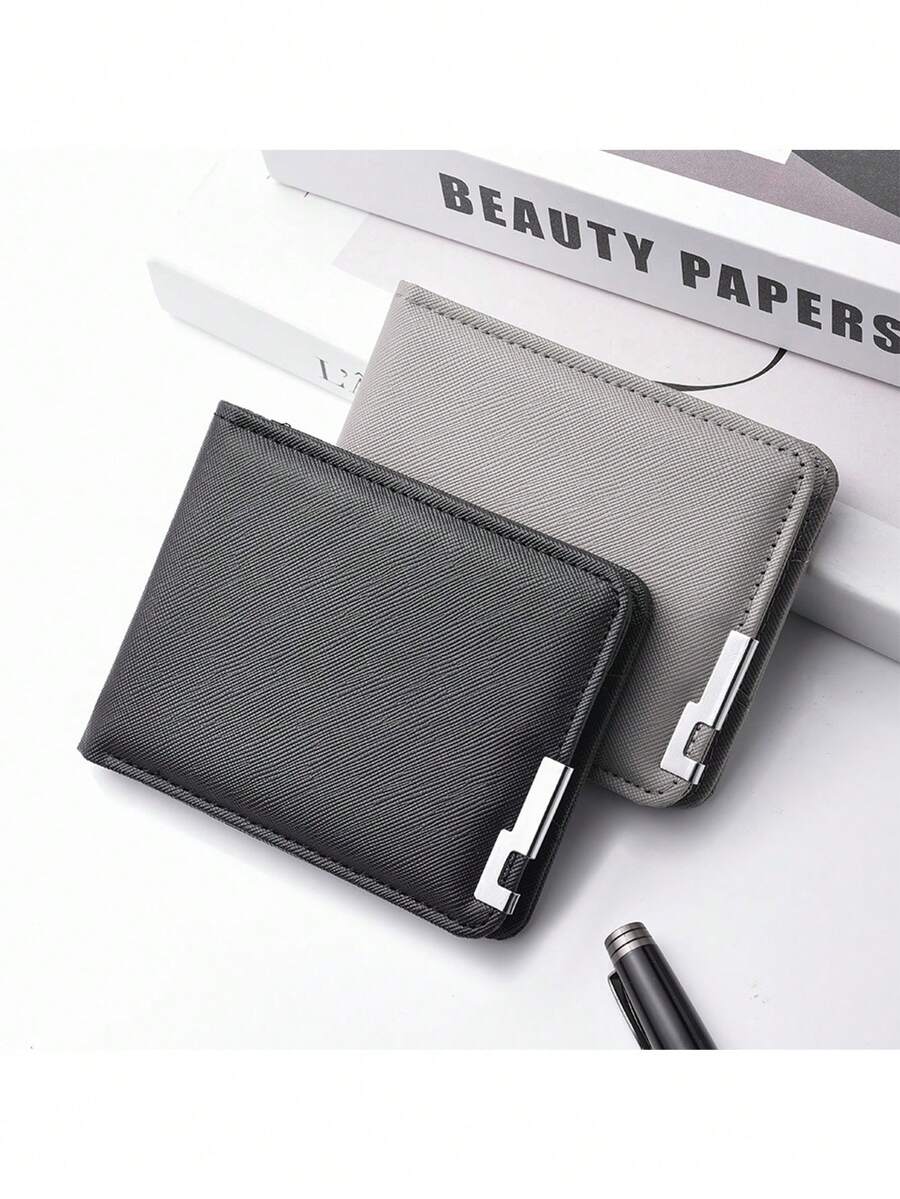 Porta Tarjetas Ultra Delgado con Múltiples Ranuras Billetera de Tarjetas Bancarias Mini Billetera Porta Licencia de Conducir de Una Pieza Funda para Tarjetas de Crédito