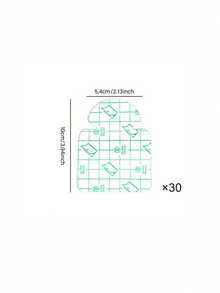 30/20/10/1pc Bantalan Tumit Anti Lembap Tak Terlihat, Bernapas, Nyaman, Melembapkan, Melindungi Tumit Pecah dan Rusak, Cocok untuk Perawatan Kaki dengan Kulit Sensitif - Beraneka warna - View 11