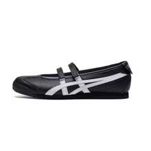 Onitsuka Tiger's New Summer Model Mary Jane TGRS Versatile Ballet Shoes, Onitsuka Shoes For Women, Lightweight Casual Shoes For Women - Mary Jane - Black, White and Yellow - View 7