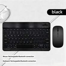 Teclado inalámbrico recargable ultrafino, compatible con iPad, Pro, Mini, Air, compatible con sistemas iOS, Android y Windows, 30 días de uso con una sola carga, teclado inalámbrico de 10 pulgadas - Ver 22