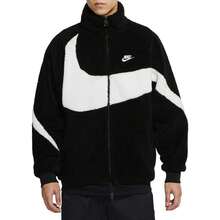 Nike Big Swoosh Reversible Boa Jacket 'Black' Outerwear Men - 彩色 - 查看 6