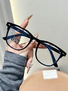 1/2/3pcs Campus Fashion Glasses, Cute And Versatile, Suitable For Daily Use, Office, Watching TV, Gaming, Phone Decoration, Unisex - Multicolor - View 8