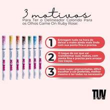 Colored Eyeliner Pen Game On  Matte Finish - 戰鬥機-4 - 查看 5