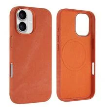 VIETAO 奢華磁吸手機保護殼，相容 iPhone 17 Air Pro Max 16 15 14 13 17Pro，高品質無線充電磁吸 Galaxy S26 S25 S24 Ultra 手機保護殼 - 橘色 - 查看 5
