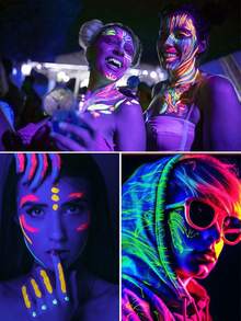 aiinnew UV LED Black Light String 9-30M/29.5-98.4ft IP65 Waterproof Indoor Outdoor Blacklight Eave Light With Switch, USB Powered Black Light For Ultraviolet Wall Washing Light Neon Glow In The Dark Party Body Paint Fluorescent Poster Classroom Halloween - Purple color light - View 11