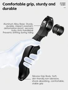 WEST BIKING Bicycle Cycling Bar Ends Ergonomic Design Wrist Protection And Pressure Relief Road Bike Handlebars Silicone Cushioning And Shock Absorption Non Slip And Stable Freely Adjustable Angle Fits 22.2mm Handlebars MTB Bar Ends - Hot Pink - View 4