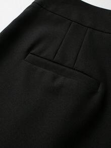 女款蕾絲飾邊百褶時尚休閒短褲 夏季 - 彩色 - 查看 5