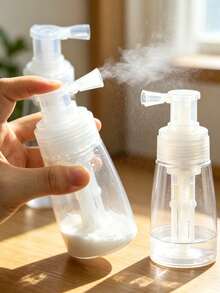 Leak-Proof Powder Spray Bottle, Multi-Purpose Powder Dispenser Container, Portable Home Talcum Powder Shaker Bottle, Reusable Container - Multicolor - View 2