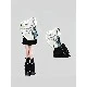 Polka Dot Letter Top + Skirt