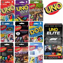 Mattel UNO F1 Card Game, Suitable For Family, Travel And Outdoor Camping, Cards Printed With F1 Racing World Images - Multicolor - View 1