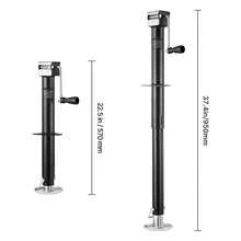 Hydraulic Trailer Jack With A-Frame, 5000 Lb Capacity, Support With Handle And Rectangular Base, 15-Inch Vertical Travel, For RVs, Horse Trailers - D - View 10