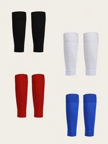 3 Pairs Unisex Sports Socks Leg Sleeves Non-Slip Football Socks Grip Socks - Multicolor - View 7