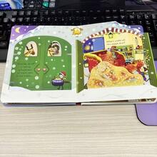 Pull And Push "Christmas" Durable Learning Material Board Book, Foldable Pages, Family Reading Story Time, Cognitive Enlightenment, Language Development, Perfect Gift For Halloween And Christmas, Science Education - Multicolor - View 8