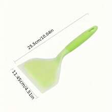 Non-Stick Silicone Cake Spatula - Wide Cooking Turner Tool, Suitable For Eggs, Muffins, Pizza - Durable Heat-Resistant Kitchen Tool, Suitable For Frying, Grilling And Baking - No Battery Required - View 7