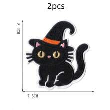 Patch Bordir Tempel Bertema Halloween - Desain Menarik - Mudah Dijahit atau Disetrika, Lencana Kain Tahan Lama, Cocok untuk Personalisasi Jaket, Tas, Kerajinan DIY, dan Lainnya - Versi setrika - View 11
