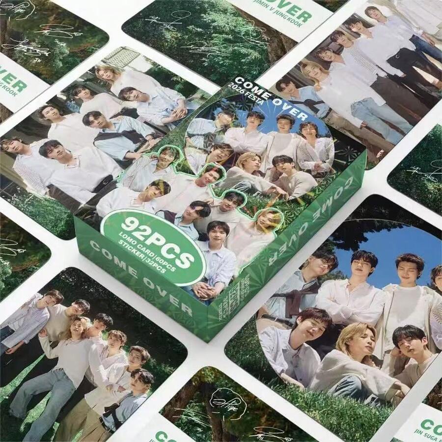 2026 [ARIRANG] <SWIM> <BODY TO BODY> 2.0 Álbum V BT//S World Tour Set de Tarjetas Fotográficas de Ídolos ARIRANG Colección de Exhibición de Tarjetas Mercancía de Música Pop Caja Decorativa Tarjeta de Apoyo al Grupo de Chicos - Multicolor - Ver 1