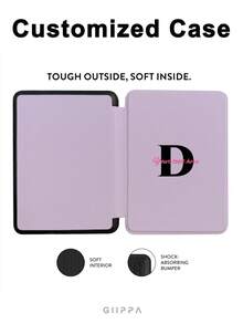 GIIPPA 1件客製化姓名 Kindle 電子閱讀器手持保護殼，具備自動喚醒/睡眠功能，輕巧便攜，完美貼合並保護您的閱讀裝置，書本手持式客製化圖案，相容於 Clara BW/Libra Colour/Clara Colour/Clara 2E、Paperwhite 10th/11th/12th - 彩色 - 查看 2