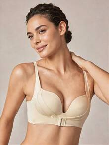 Veilyse Women's White Padded Underwire Bra - Enhances Cleavage For Small Bustfor Summerfor Summer - White - View 3