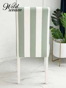 1/4/6pcs Striped Print Chair Covers, Modern Minimalist Digital Print Stretch Dining Chair Covers, All-Season Suitable For Living Room, Home, Restaurant, Banquet, Party And Holiday Decoration - Multicolor - View 5