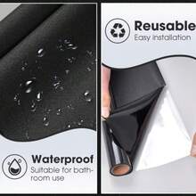Customisable Blackout Window Film – Privacy Film For Bedrooms And Bathrooms In The Home, And Frosted Stickers For Living Rooms, Offices And Cars – For Privacy And Light Control, Suitable For Children's Bedrooms And Storage Rooms - Multicolor - View 7
