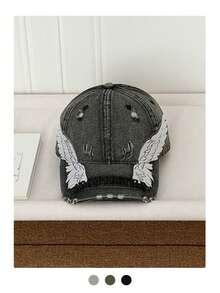 Brown Soft Top Student Personalized Letter Embroidered Minimalist Embroidered College Style Cute Sweet Plaid Baseball Cap Women Spring Summer Thin Long Brim Sun Protection Street Baseball Cap Plaid Baseball Cap American British College Style Unisex Large Head Circumference Sun Protection Sports Baseball Cap - Multicolor - View 18