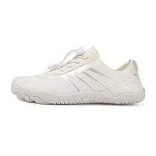 1 Pair Unisex Lightweight Non-Slip Water Shoes, Beach Shoes Suitable For Water Play, Outdoor Hiking, Swimming, Stream Trekking, Fishing, Rafting, Boating, Indoor Fitness, Jump Rope, Weightlifting - White - View 2