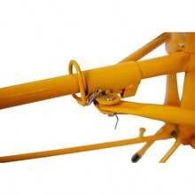 Drywall Lift Panel 11' Lift Drywall Panel Hoist Jack Lifter,Yellow-XY152490 - Multicolor - View 8