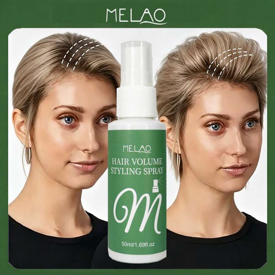 MELAO Volumizing Texturizing Spray, Suitable For Fine, Flat Hair, Instantly Increases Hair Volume And Thickness, Lifts Roots, Lightweight Formula, No White Residue, Silky Smooth Texture, Travel Size, 50ml/1.69 Fl Oz - Green - View 1